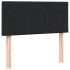 Cama box spring con colchón cuero sintético negro 90x210