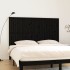 Cabecero de cama pared madera maciza pino negro 185x3x110