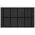 Cabecero de cama pared madera maciza pino negro 185x3x110