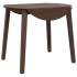 Mesa de comedor de madera maciza de caucho