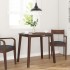 Mesa de comedor de madera maciza de caucho