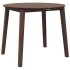 Mesa de comedor de madera maciza de caucho