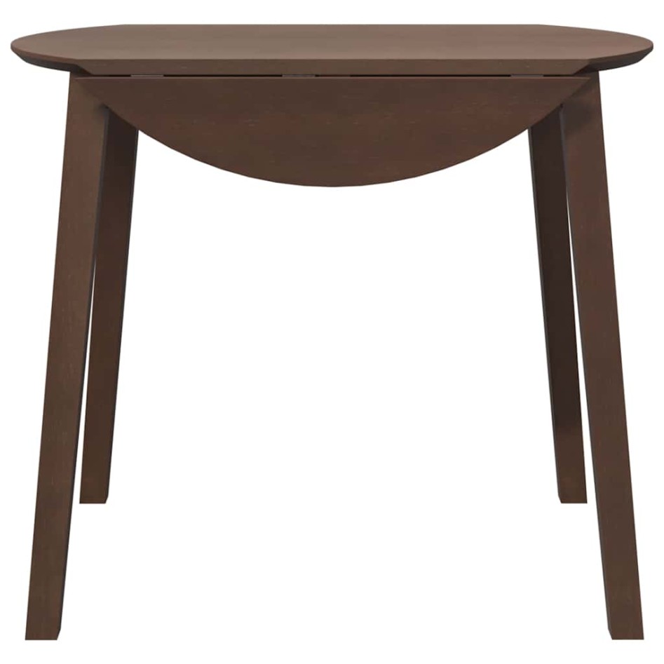 Mesa de comedor de madera maciza de caucho