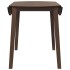 Mesa de comedor de madera maciza de caucho