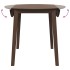 Mesa de comedor de madera maciza de caucho
