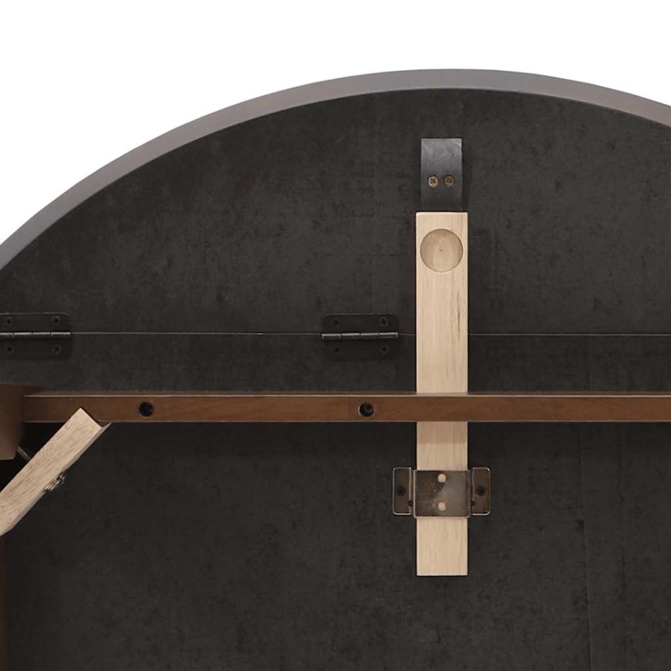 Mesa de comedor de madera maciza de caucho