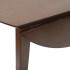 Mesa de comedor de madera maciza de caucho