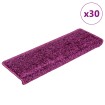 Alfombrilla escalera 30 uds 65x21x4 cm violeta