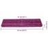 Alfombrilla escalera 30 uds 65x21x4 cm