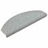 Alfombrilla escalera 30 uds gris claro 65x24x4