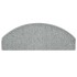 Alfombrilla escalera 30 uds gris claro 65x24x4
