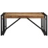 Mesa de centro 80x80x35 cm madera maciza de mango