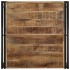 Mesa de centro 80x80x35 cm madera maciza de mango