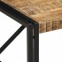 Mesa de centro 80x80x35 cm madera maciza de mango