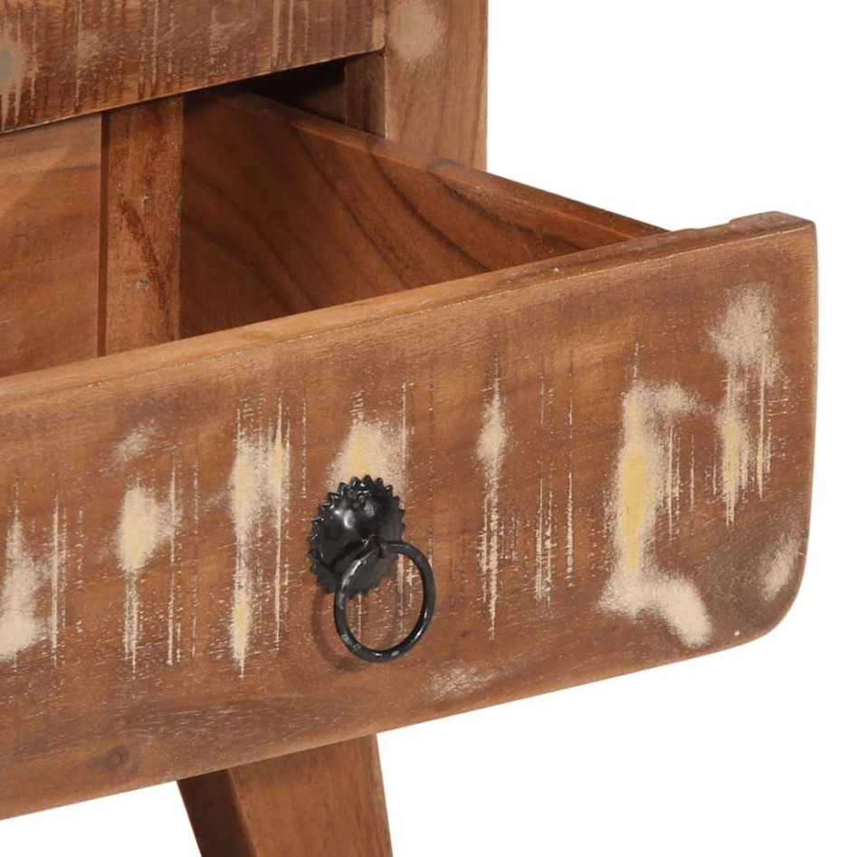 Mesilla de noche 2 uds 40x32x46 cm madera maciza