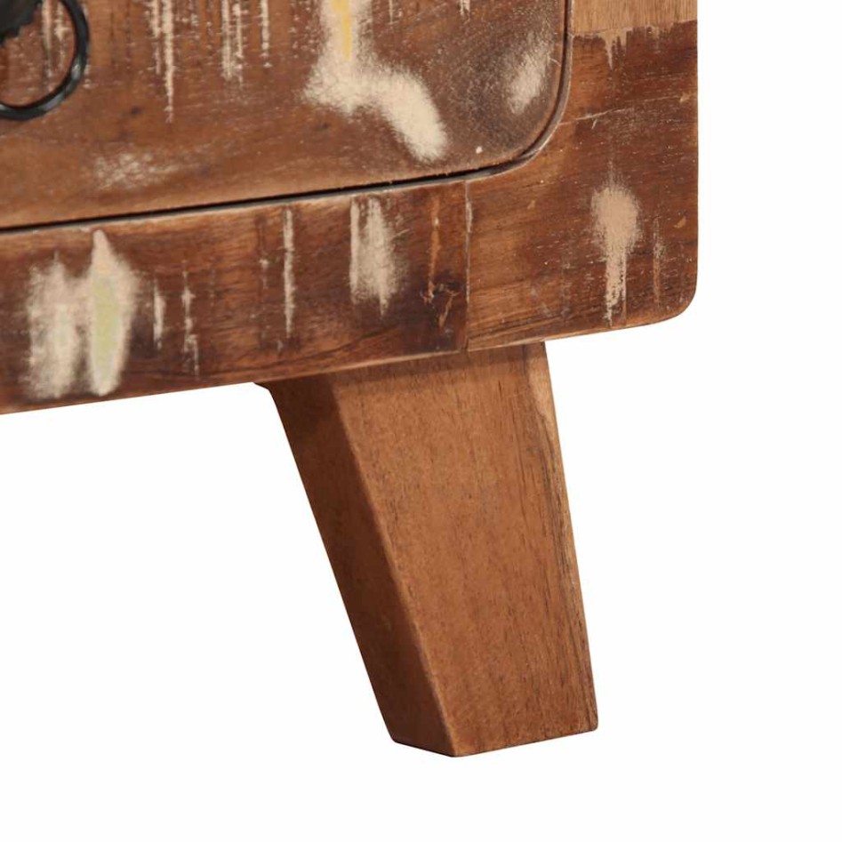 Mesilla de noche 2 uds 40x32x46 cm madera maciza