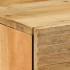 Aparadores 2 uds. madera maciza de mango marrón 60x33x75