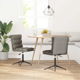 Sillas de comedor 2 unidades cuero sintético