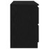 Mueble para TV madera contrachapada negro 100x35x54