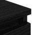 Mueble para TV madera contrachapada negro 100x35x54