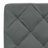 Estructura de cama con LED sin colchón gris oscuro 140x200