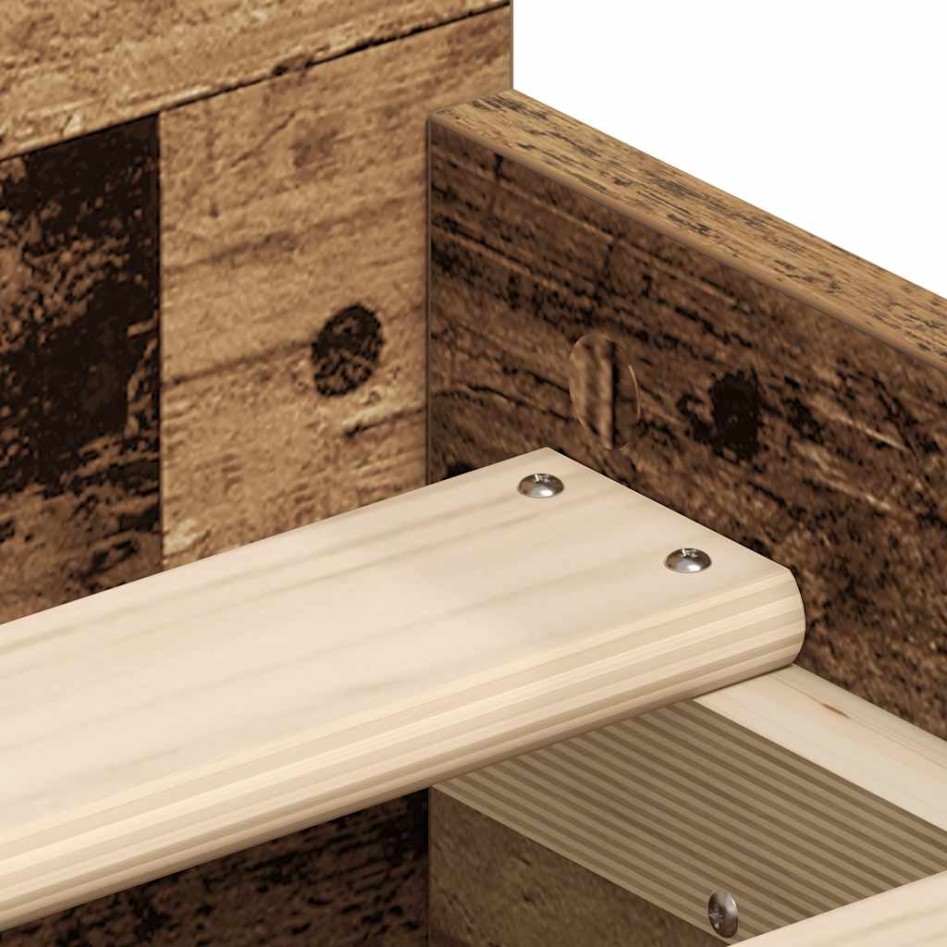 Estructura de cama sin colchón madera de ingeniería