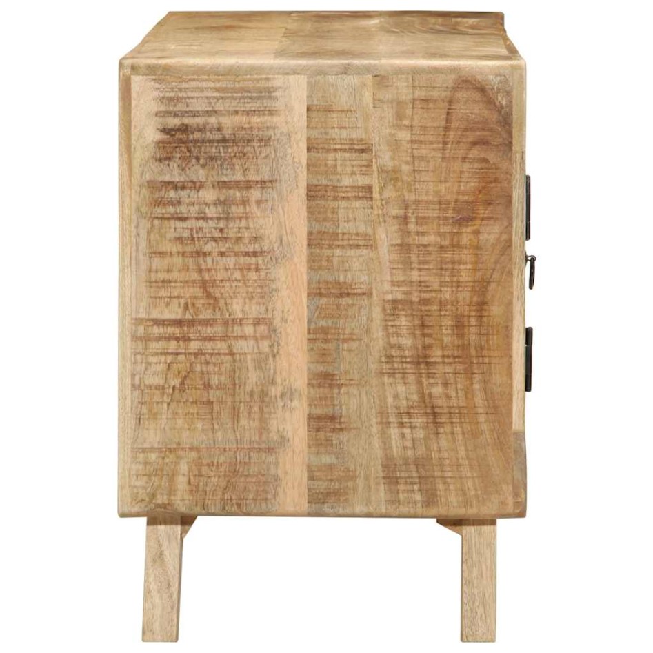 Mueble de TV madera maciza de mango rugosa 105x46x32