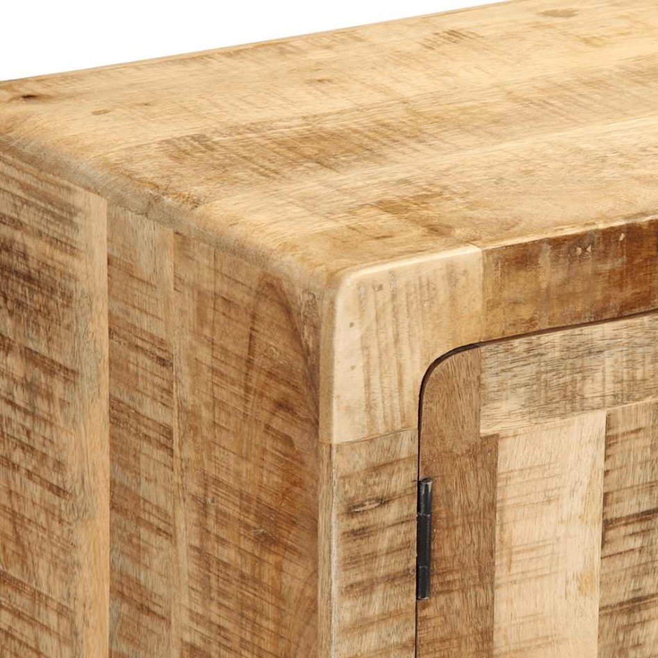 Mueble de TV madera maciza de mango rugosa 105x46x32