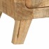 Mueble de TV madera maciza de mango rugosa 105x46x32