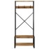 Perchero de madera maciza de mango rugoso 80x40x190