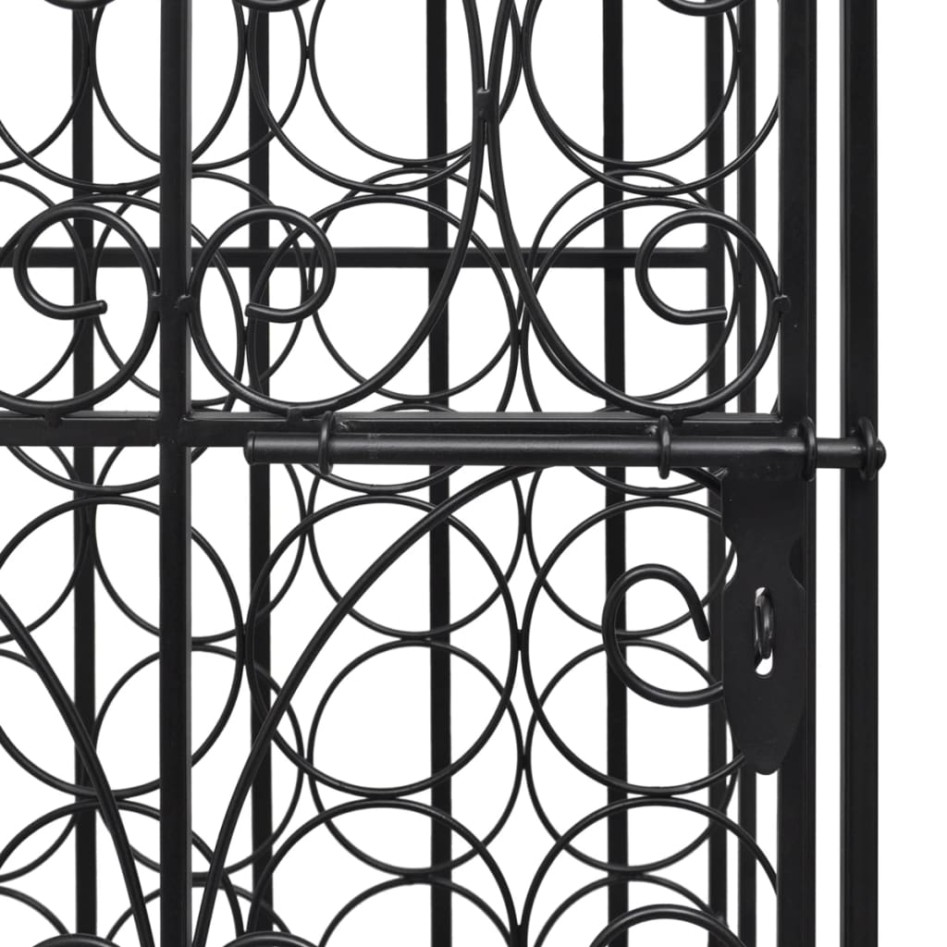 Botellero de metal para 28