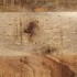Perchero de madera maciza de mango rugoso 80x40x190