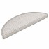 Alfombrilla autoadhesiva escalera sisal 30uds Platina