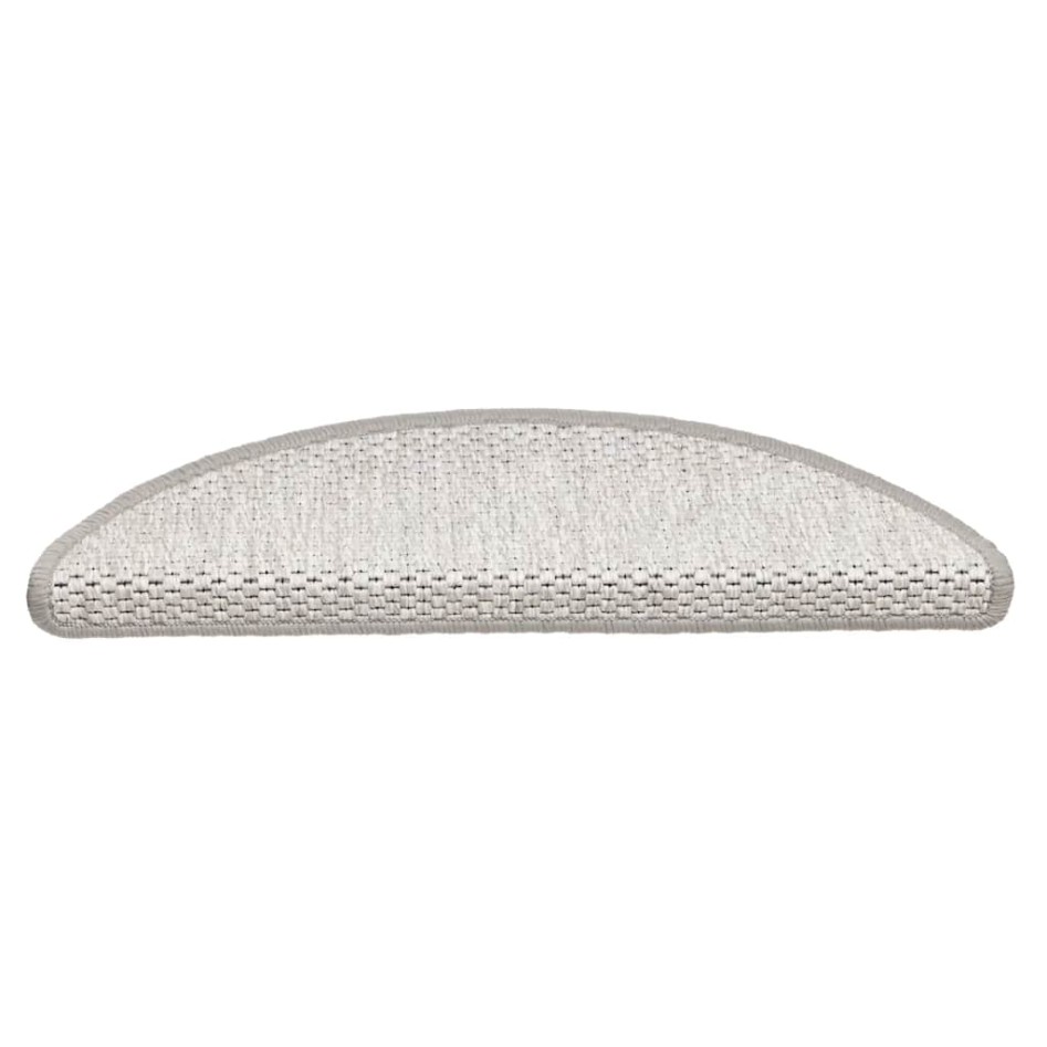 Alfombrilla autoadhesiva escalera sisal 30uds Platina