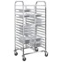 Carro con bandejas y 32 contenedores GN 75x55x162,5