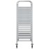 Carro con bandejas y 32 contenedores GN 75x55x162,5