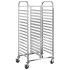 Carro con bandejas y 32 contenedores GN 75x55x162,5