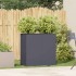 Jardinera de acero laminado en frío antracita 80x40x80