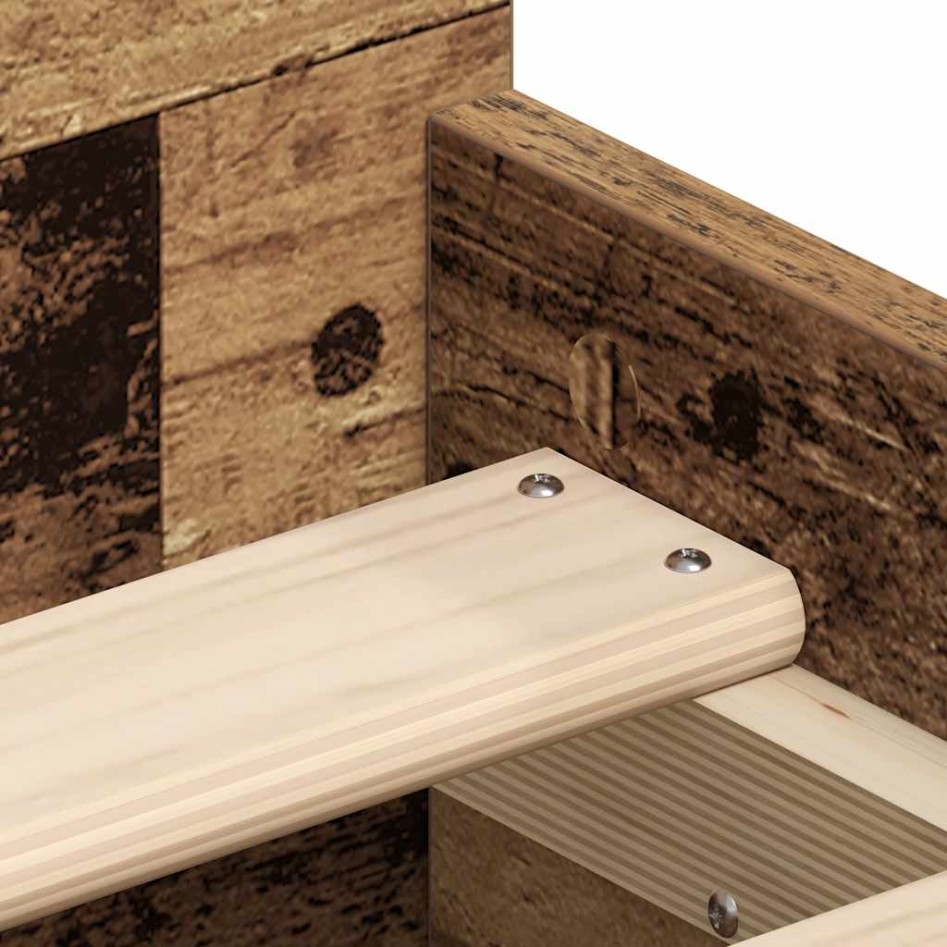 Estructura de cama sin colchón madera de ingeniería