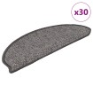 Alfombra autoadhesiva escalera sisal 30 uds marrón beige