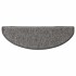 Alfombra autoadhesiva escalera sisal 30 uds marrón