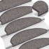 Alfombra autoadhesiva escalera sisal 30 uds marrón