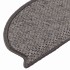 Alfombra autoadhesiva escalera sisal 30 uds marrón