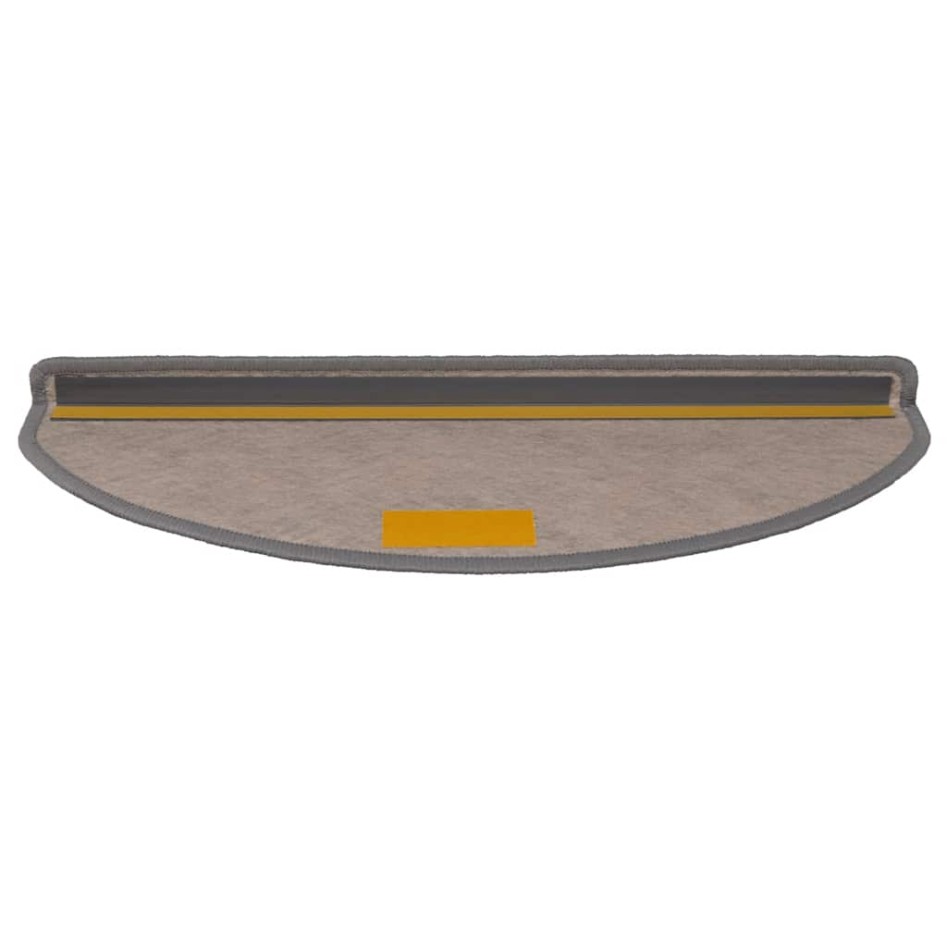 Alfombra autoadhesiva escalera sisal 30 uds 65x21x4 cm