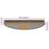 Alfombra autoadhesiva escalera sisal 30 uds 65x21x4 cm