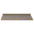 Alfombra autoadhesiva escalera sisal 30 uds 65x21x4 cm