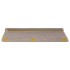Alfombra autoadhesiva escalera sisal 30 uds 65x21x4 cm