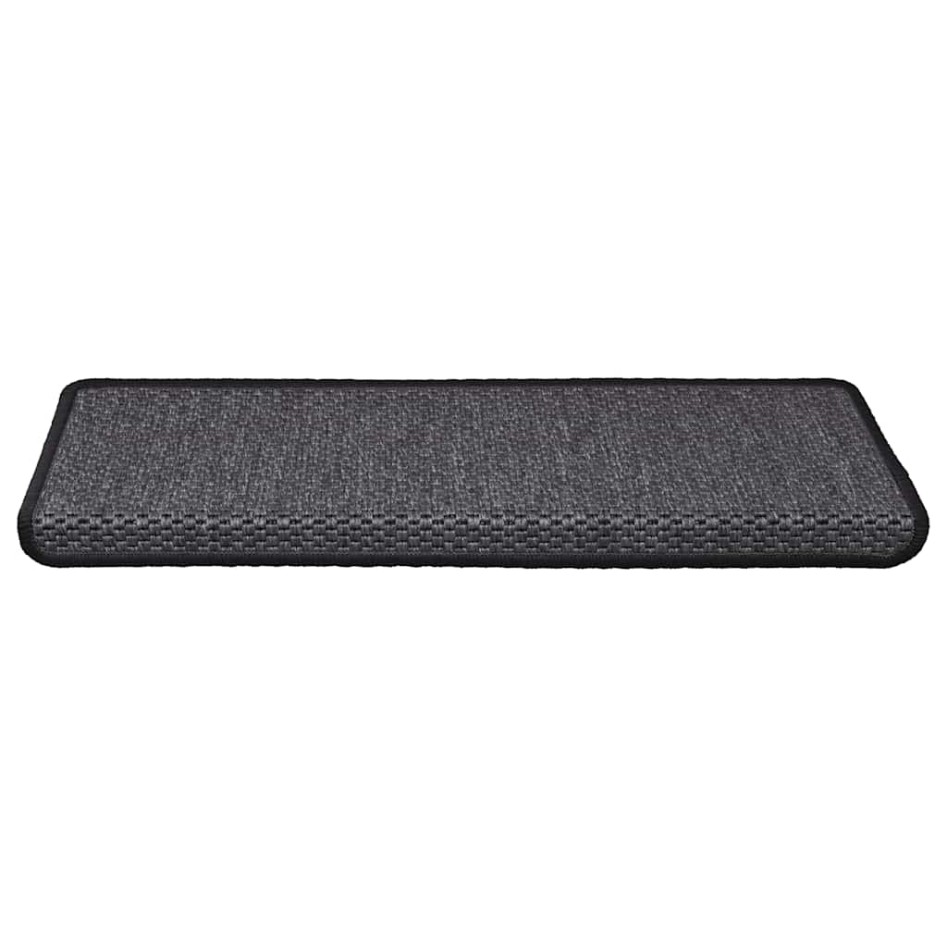 Alfombra autoadhesiva escalera sisal 30 uds 65x21x4cm