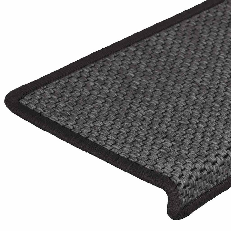 Alfombra autoadhesiva escalera sisal 30 uds 65x21x4cm