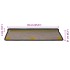 Alfombra autoadhesiva escalera sisal 30 uds 65x21x4cm